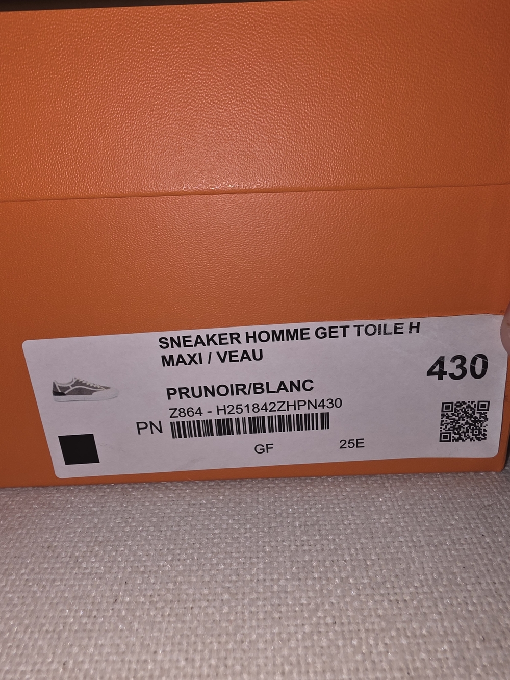 Brand New Hermès Sneaker Homme Get - Picture 4 of 6